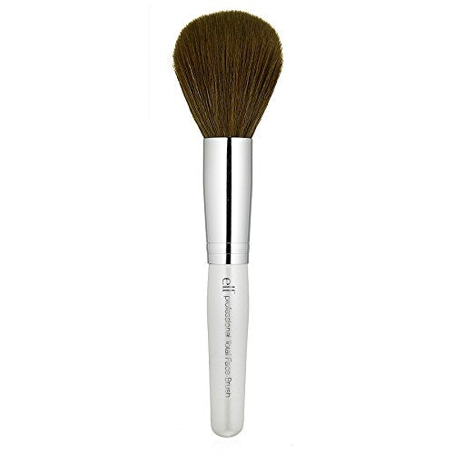 e.l.f. Cosméticos cepillo para polvo facial total, proporciona cobertura completa y un acabado impecable, cerdas sintéticas