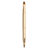 MagiDeal Cepillo de Labio Retráctil de Doble Cabeza Cosméticos Sombra de Maquillaje Color Oro