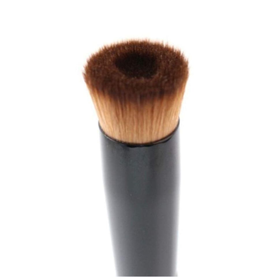blackbirdlee Brocha De Base Premium, Brocha De Base Plana Profesional para Mujeres, Herramienta Cosmética Antideslizante para La Cara, Brocha De Maquillaje para Líquido, Crema Y Polvo