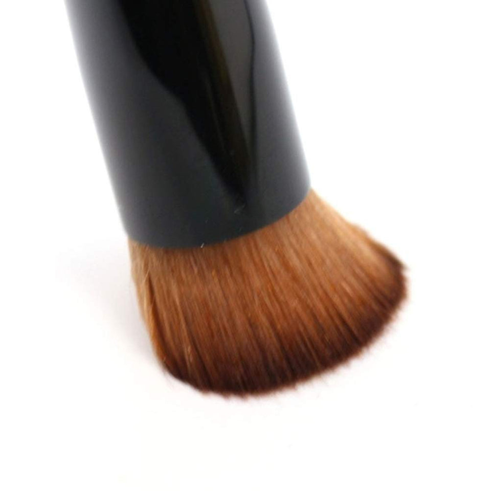 blackbirdlee Brocha De Base Premium, Brocha De Base Plana Profesional para Mujeres, Herramienta Cosmética Antideslizante para La Cara, Brocha De Maquillaje para Líquido, Crema Y Polvo