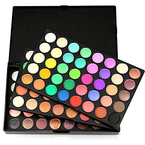 Paleta de sombras de ojos, 120 Colores Paleta Maquillaje Matte Smoky Shimmer Glitter Eyeshadow Primer 120 colores Maquillaje impermeable Paleta Cosméticos