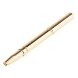 MagiDeal Cepillo de Labio Retráctil de Doble Cabeza Cosméticos Sombra de Maquillaje Color Oro