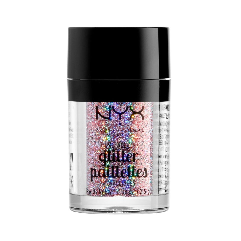 NYX PROFESSIONAL MAKEUP Metallic Glitter, Beauty Beam, 0.08 Ounce