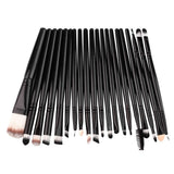 FairytaleMM Nuevo 20 unids Profesional Maquillaje Belleza Cosmética Blush Black Brushes Kits Foundation, Powder Make up Brush Envío Gratis