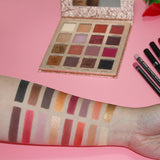 Hennta Nuevo 16 Color Shimmer Glitter Paleta de Sombra de Ojos Mate Sombra de Ojos Maquillaje Cosmético Palletes Bandeja cosméticos Regalo Romántico