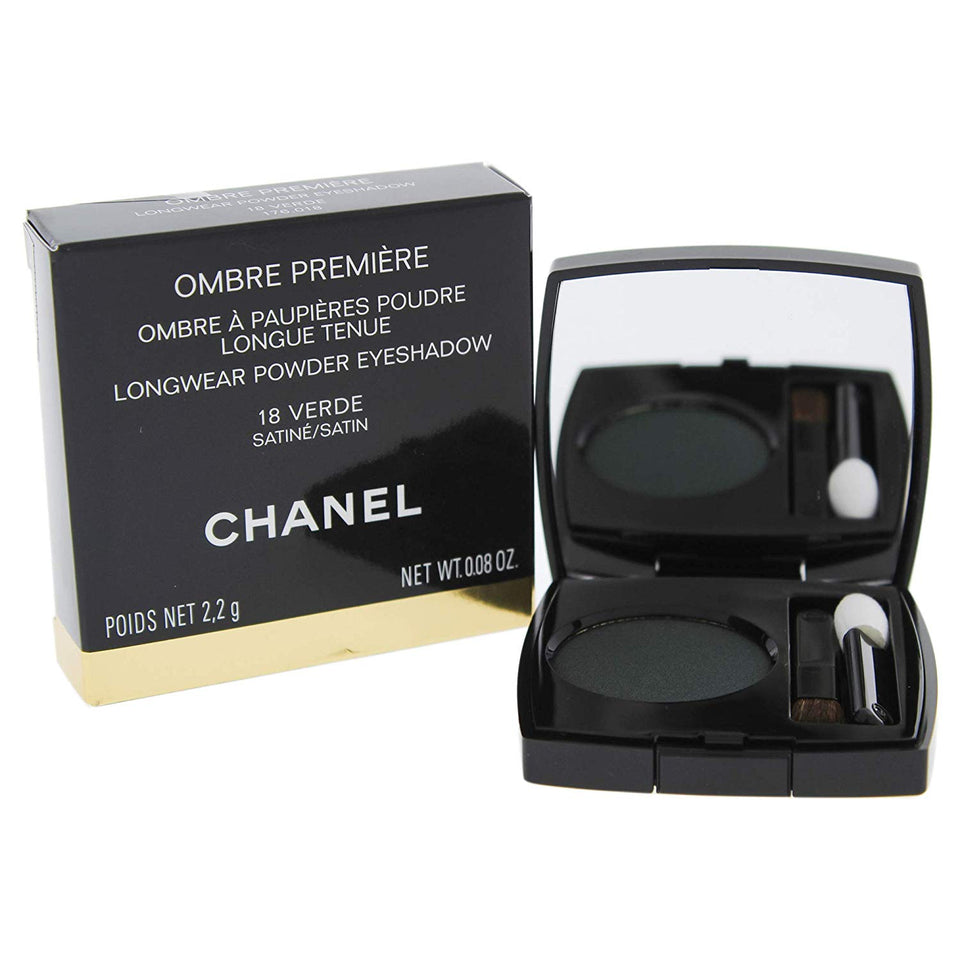 Sombra de ojos en polvo Chanel Ombre Premiere Longwear 18 verde para mujeres, 0.08 onzas