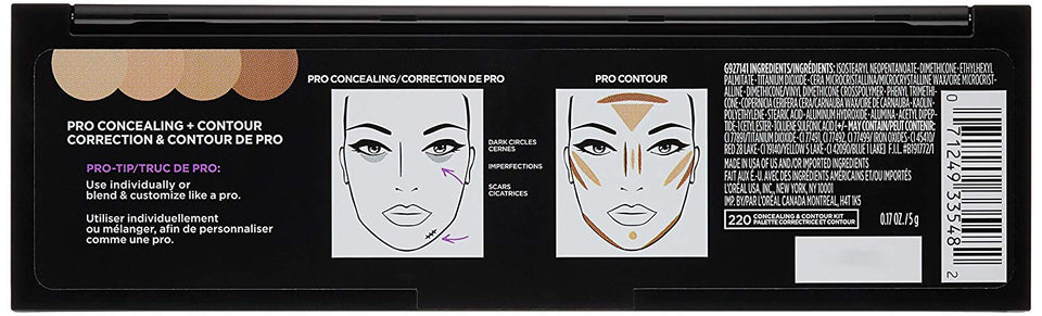 L'Oreal Paris Paleta de correctores, l'oreal paris