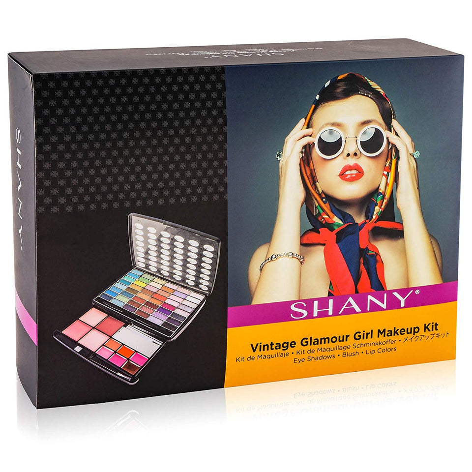 SHANY Cosmetics, Glamour Girl - Kit de Maquillaje, 48 Sombras / 4 Rubores / 2 Polvos